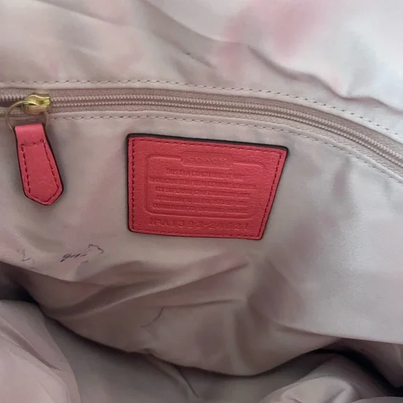 Coach Madison Phoebe Shoulder Bag, Coral Leather - Picture 6 of 6